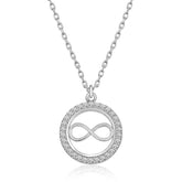 Collier pour femme Tiny Infinity en argent